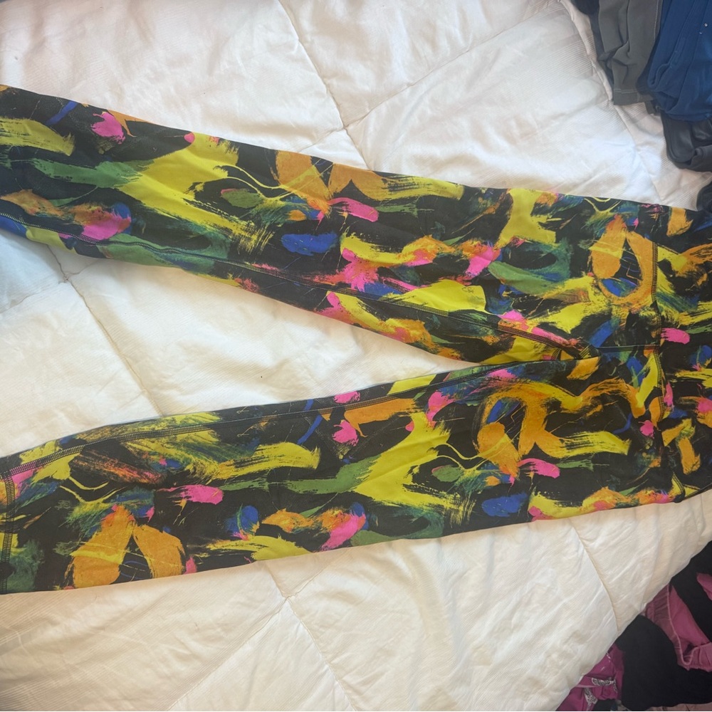 lululemon athletica Multicolor Abstract Leggings